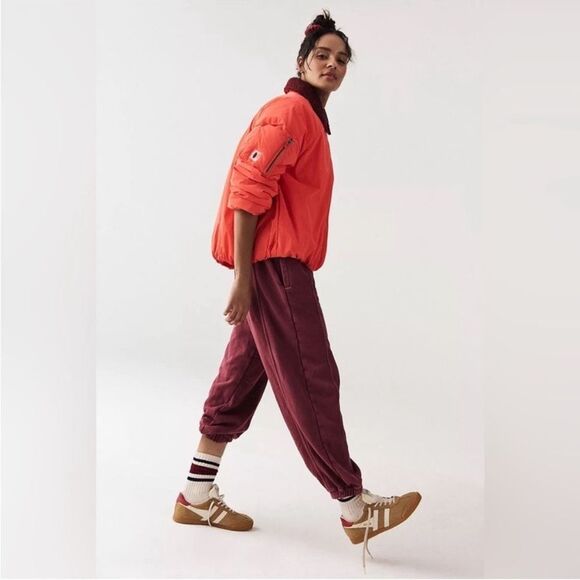 FP Movement Outpost Bomber Jacket Sherpa S puffer boho streetwear preppy winter - Picture 5 of 7